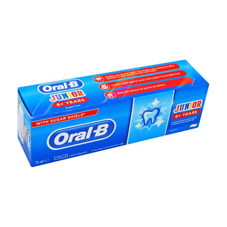 Oral-B Junior (6+ Years) Toothpaste (75ml) - Case of 12