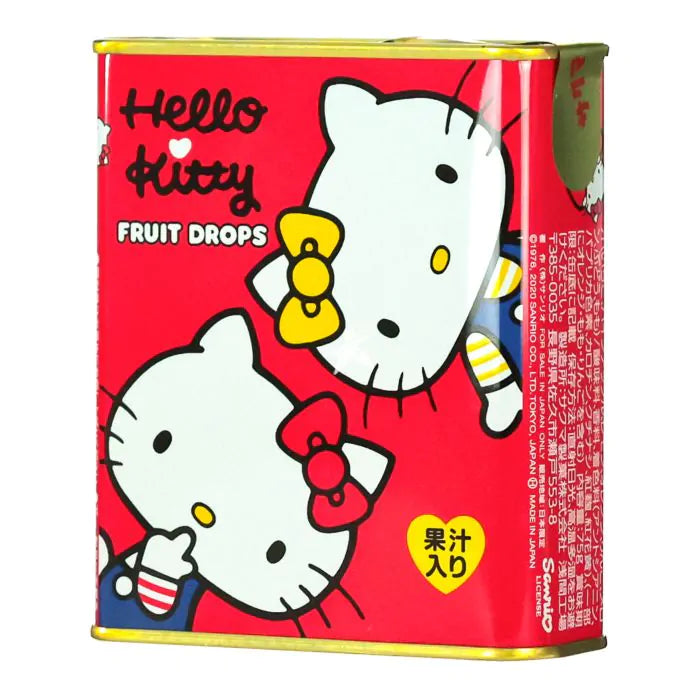 (Collectable - Non Edible) Sakuma Hello Kitty Fruit Drops in Tin 75g