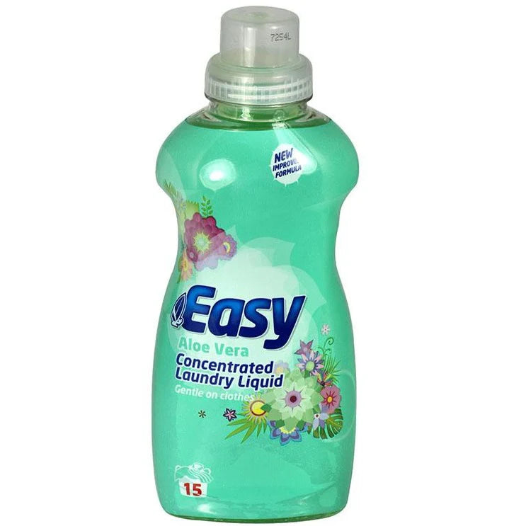 Easy Liquid Laundry Detergent Aloe Vera 15w 750ml - Case of 8