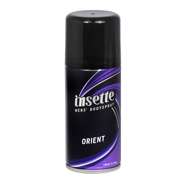 Insette Men's Deodorant Body Spray Orient 150ml - Case of 12