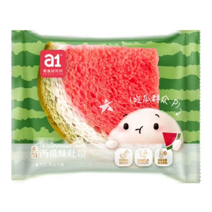 A1 SNACK LAB Toast Bread with Filling Watermelon Flavour 50g