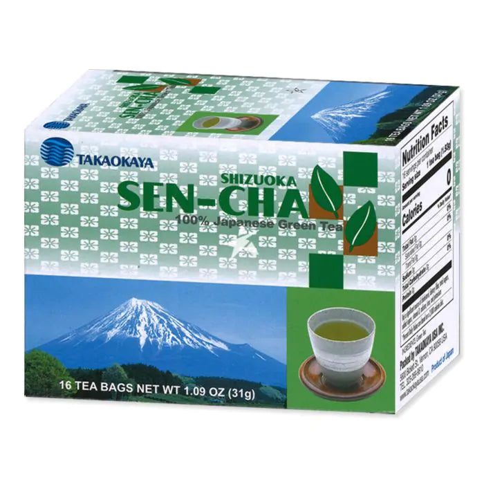 Takaokaya Shizuoka Sen-Cha Japanese Green Tea (16 bags) 31g